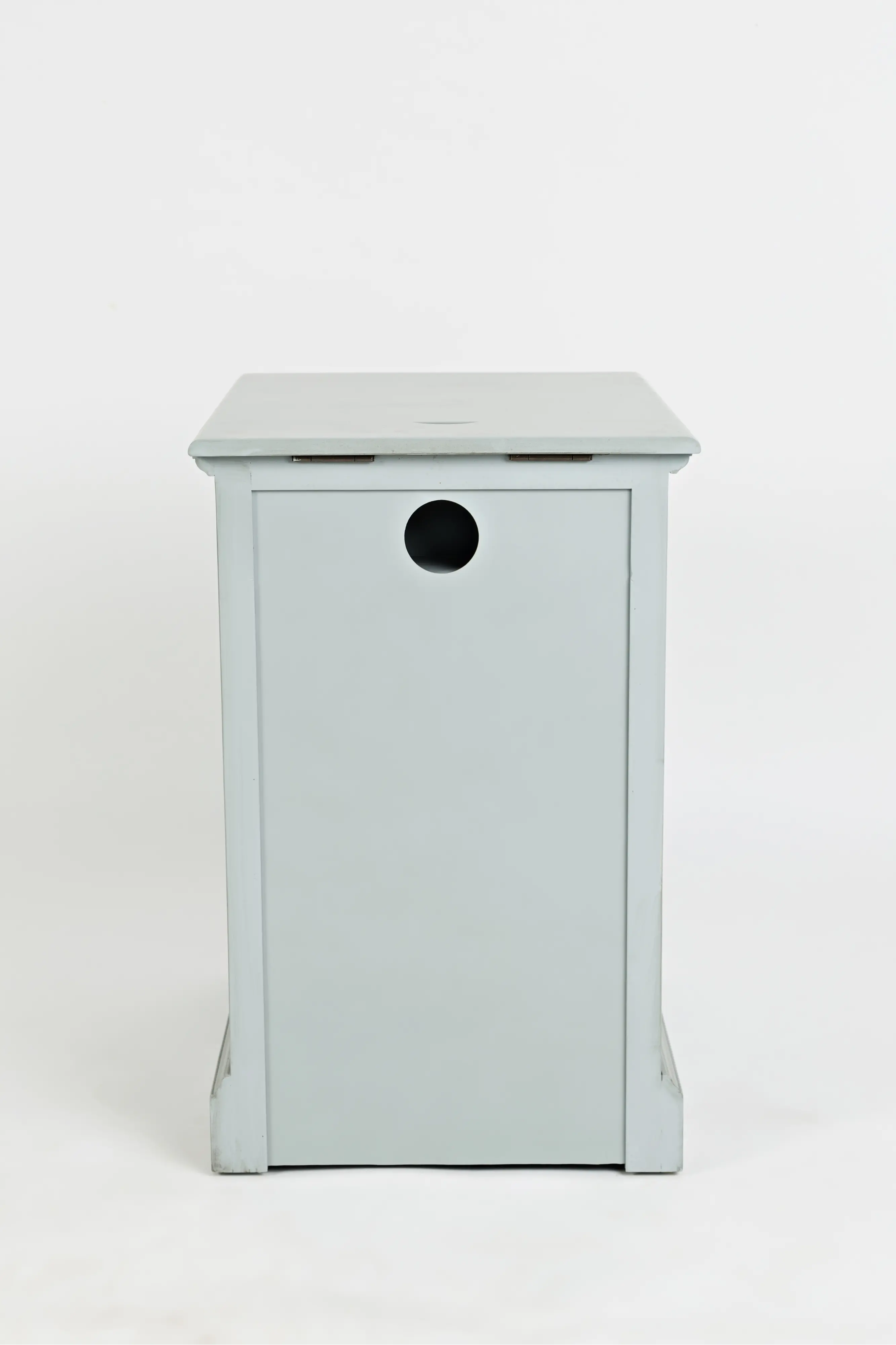 Craftsman Gray Chairside Table-4