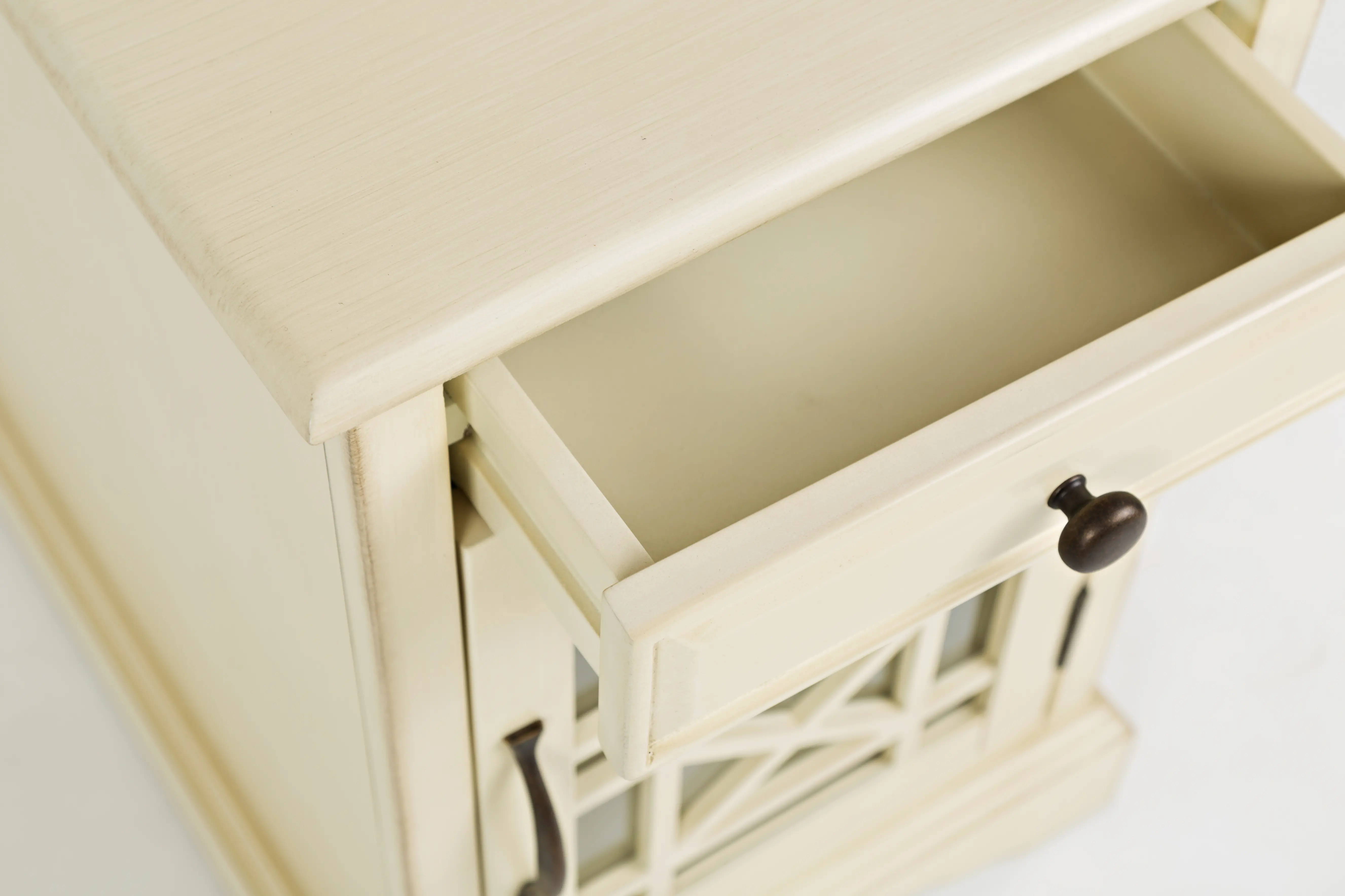 Craftsman Cream Side Table-4