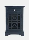 Craftsman Navy Blue Side Table