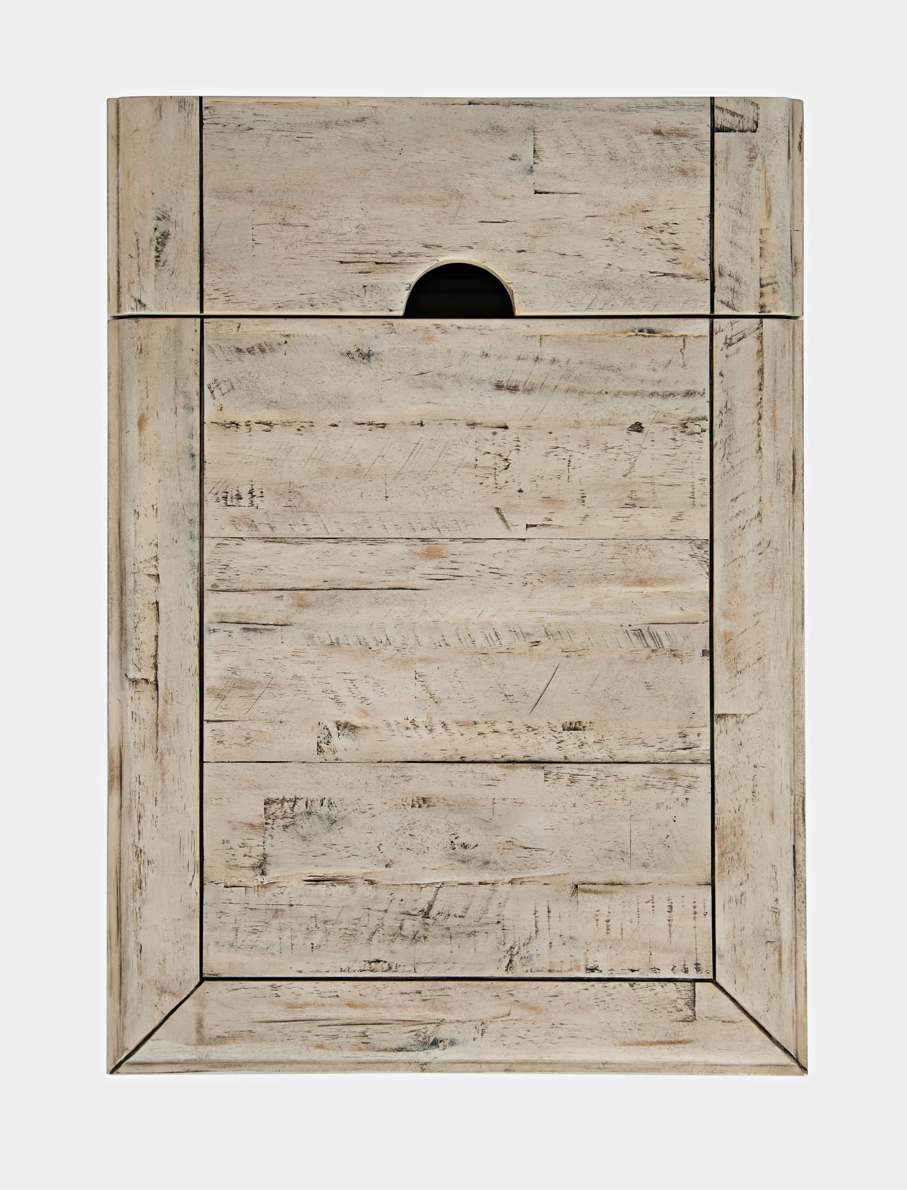 Rustic Shores White Side Table-4