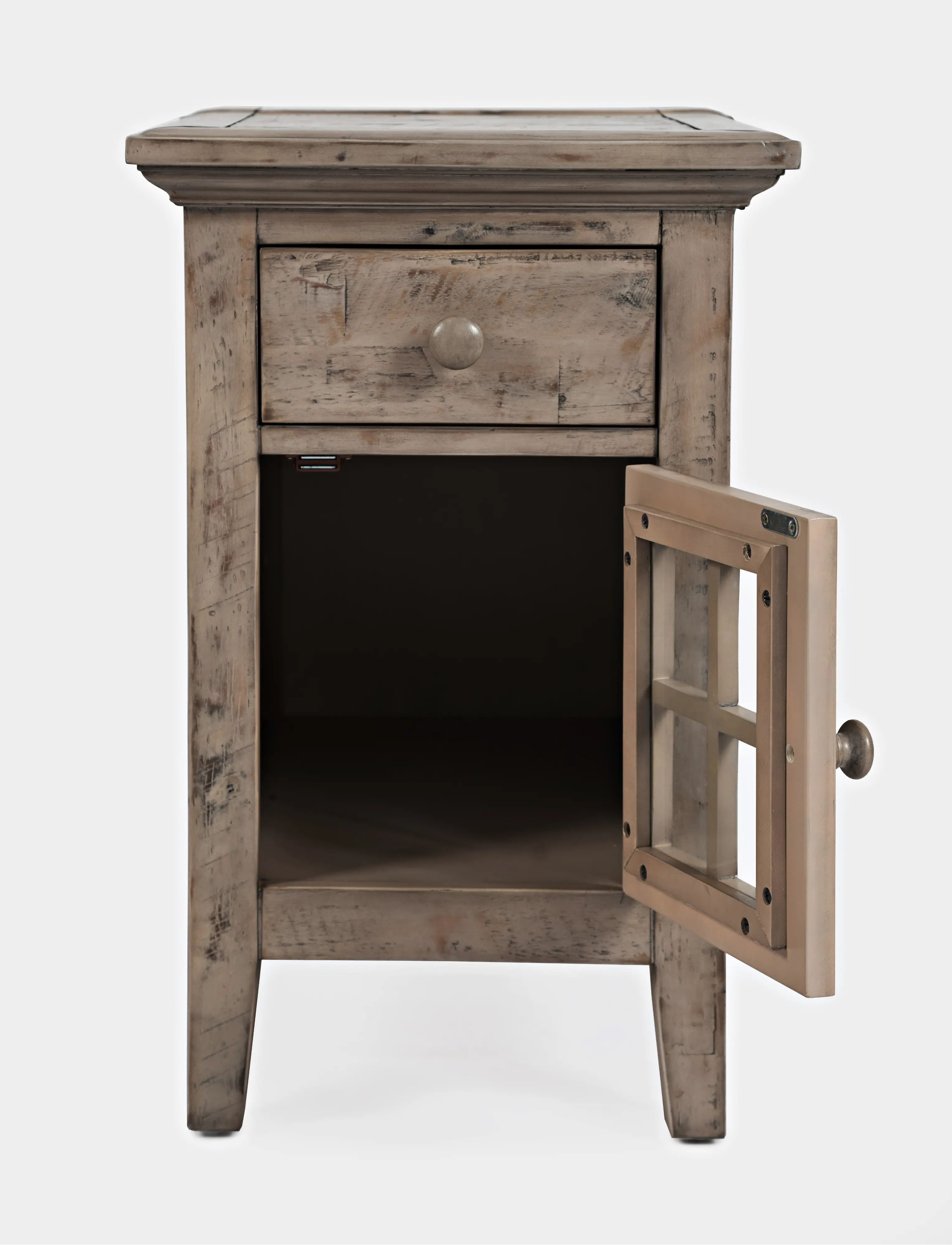 Rustic Shores Gray Chairside Table-3