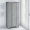 SAS332CG-03 Salinas Gray Tall Storage Cabinet - Bush Furniture