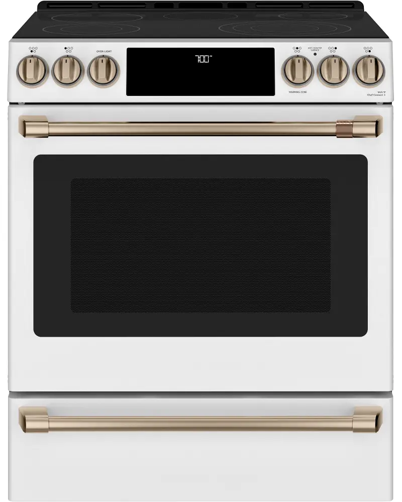 Cafe 5.7 cu ft Electric Range - White