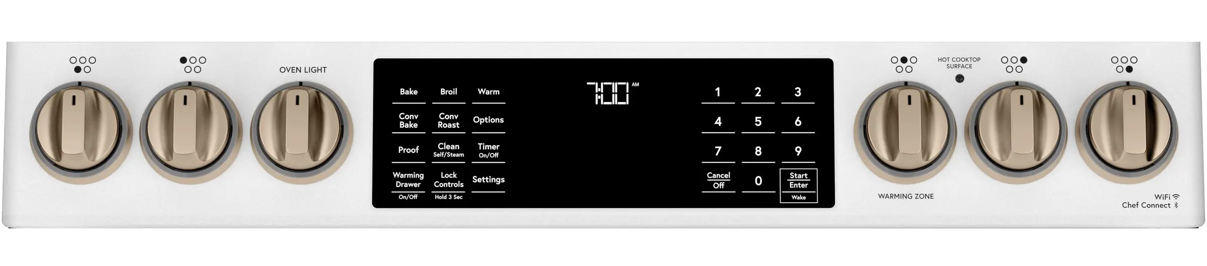 CES700P4MW2 Cafe 5.7 cu ft Electric Range - White-4