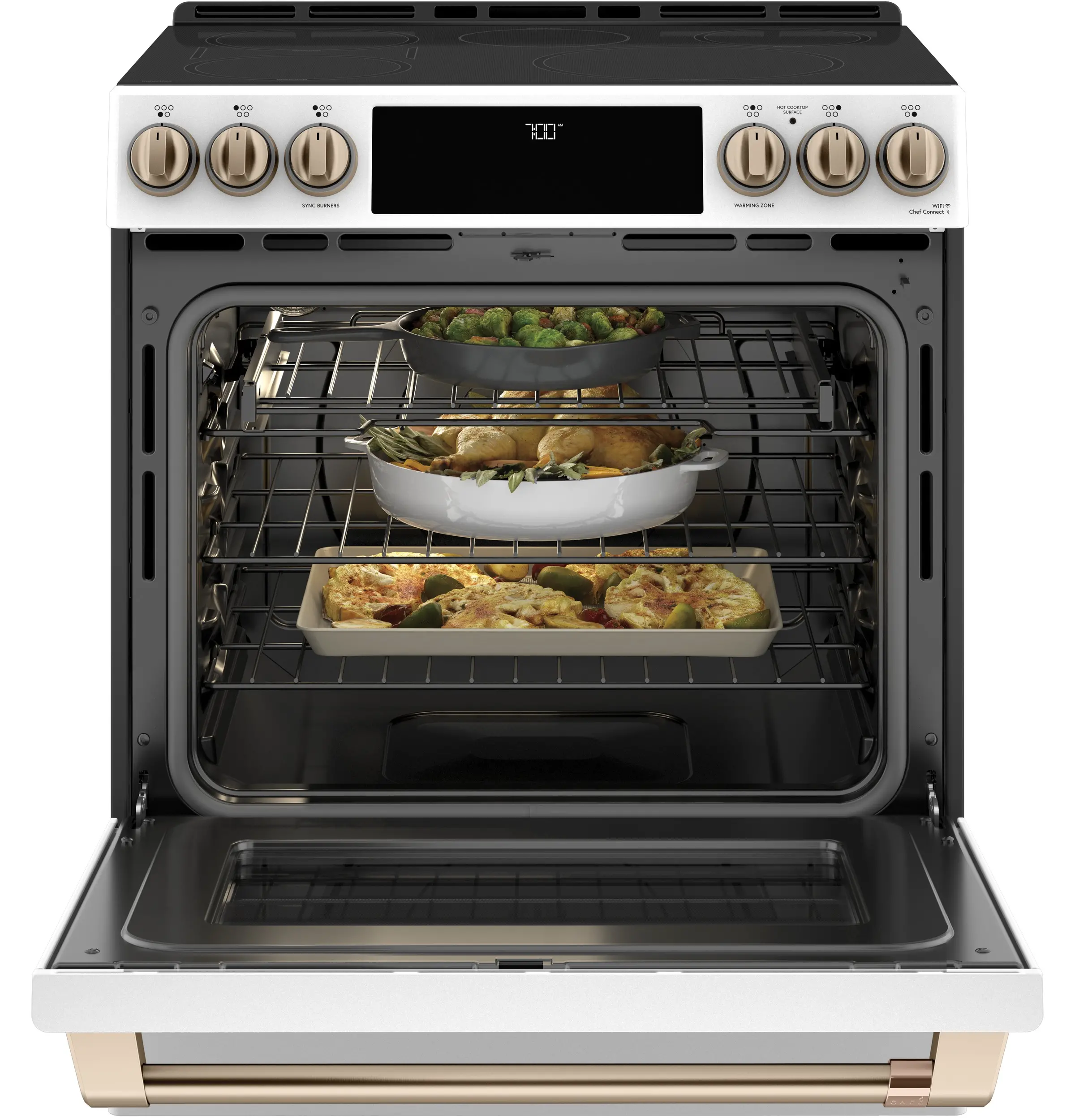 CES700P4MW2 Cafe 5.7 cu ft Electric Range - White-7