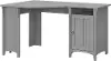 SAD155CG-03 Salinas Cape Cod Gray Corner Pedestal Desk