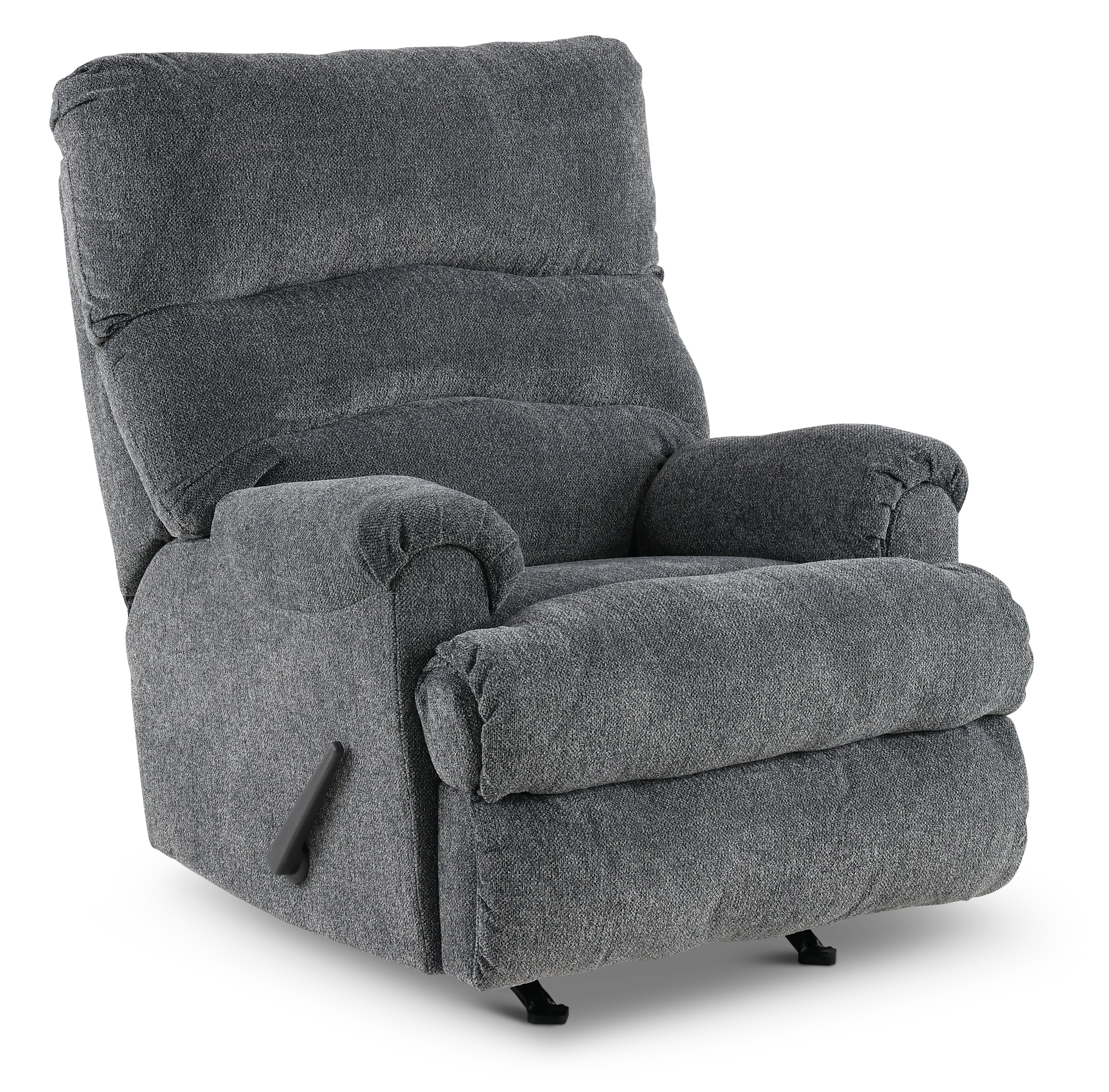 Manfort Charcoal Gray Rocker Recliner-1