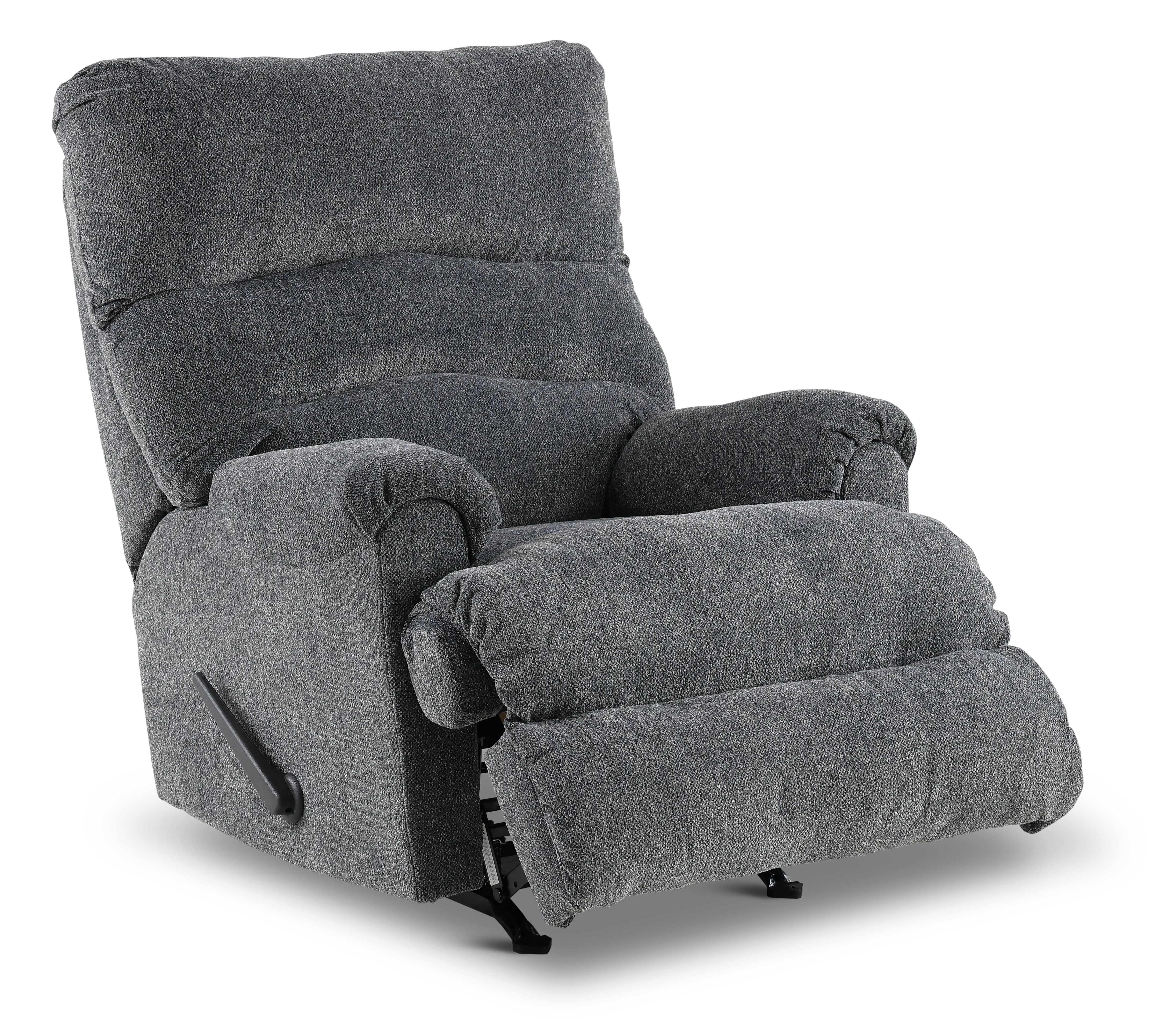 Manfort Charcoal Gray Rocker Recliner-5