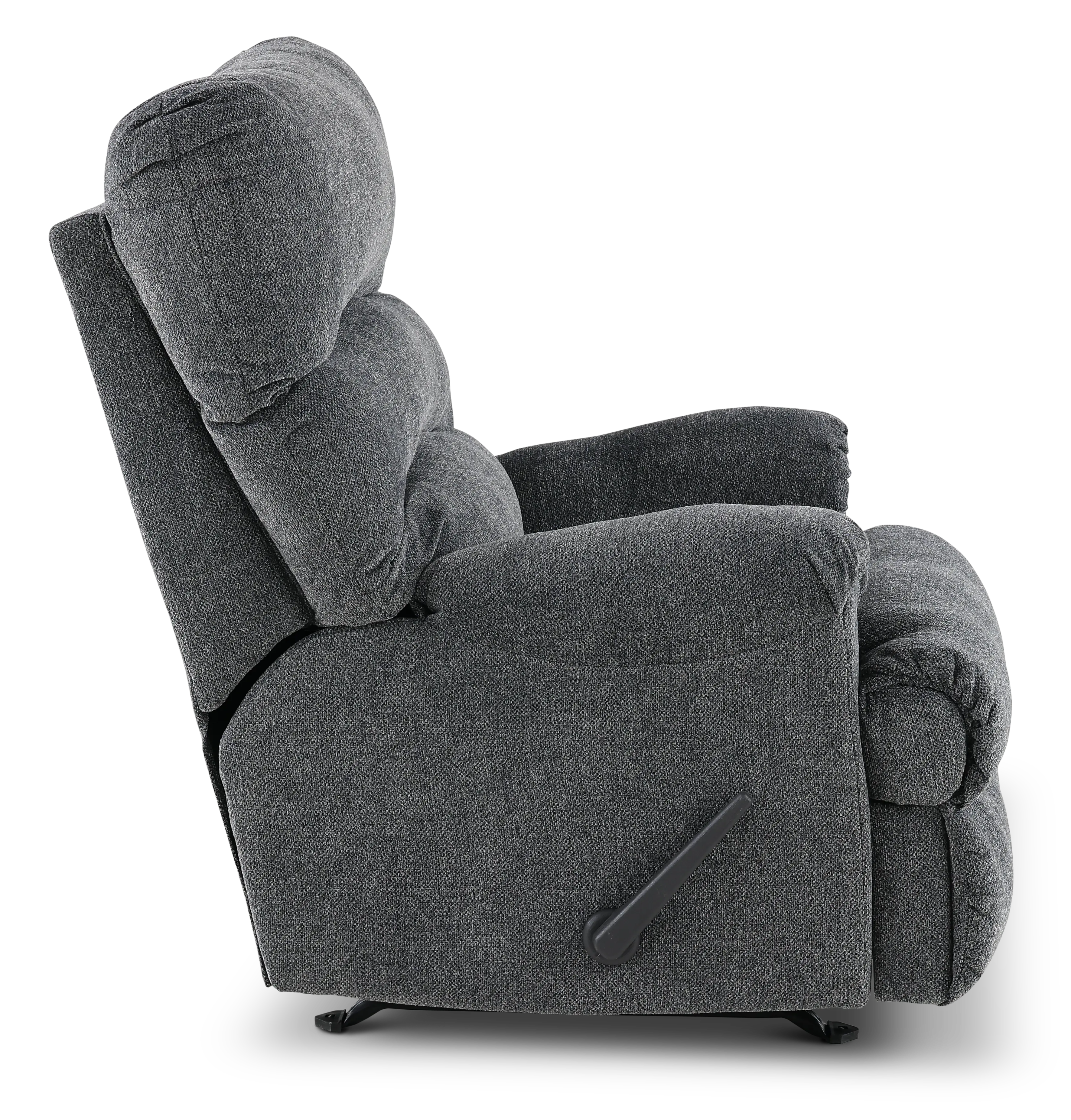 Manfort Charcoal Gray Rocker Recliner-6