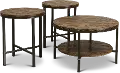 Sedona Rustic Oak Table, Set of 3