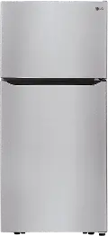 LTCS20020S LG 20.2 cu ft Top Freezer Refrigerator - 30 W Stainless Steel