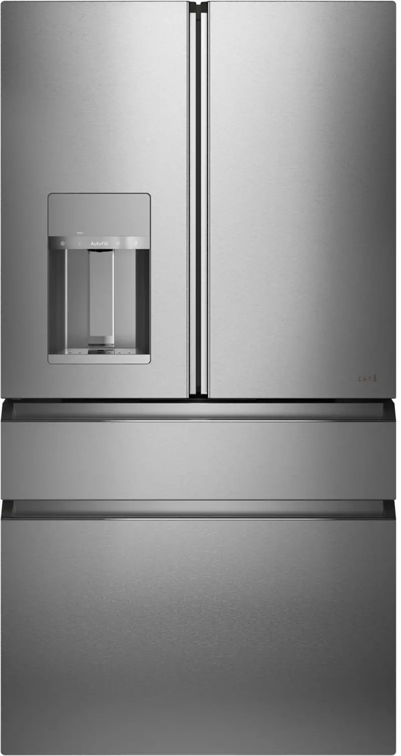 Cafe 27.8 cu ft French Door Refrigerator - Platinum Glass