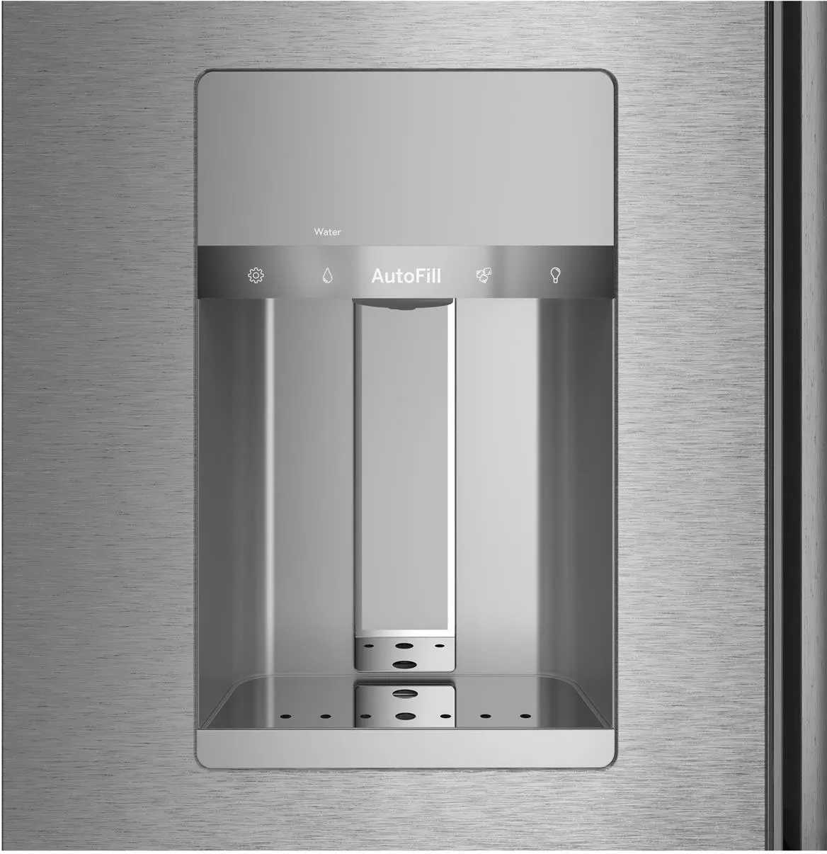 CVE28DM5NS5 Cafe 27.8 cu ft French Door Refrigerator - Platinum Glass-3