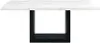 Valentino Marble and Black Dining Room Table