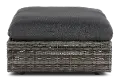 Cirrus Gray Patio Wicker Ottoman