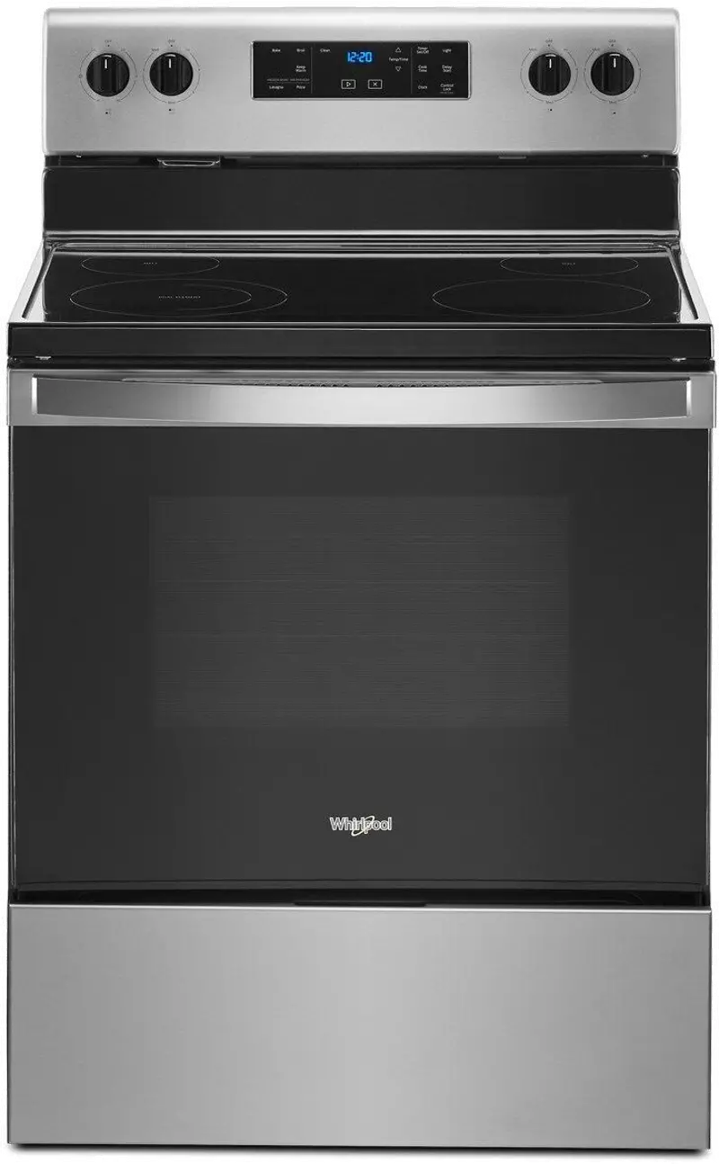 Whirlpool 5.3 cu ft Electric Range - Stainless Steel