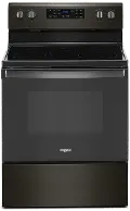 WFE525S0JV Whirlpool 5.3 cu ft Electric Range - Black Stainless Steel