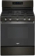 WFG525S0JV Whirlpool 5 cu ft Gas Range - Black Stainless Steel