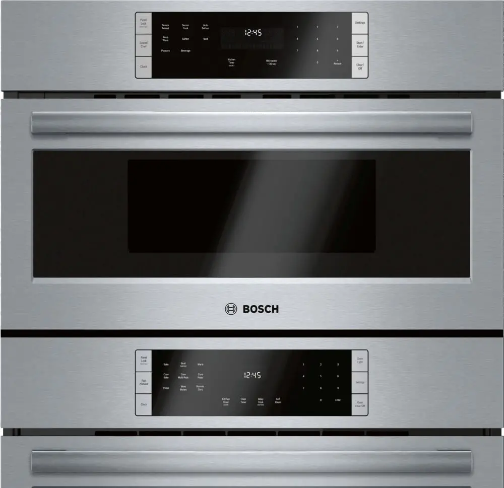 HBL87M53UC Bosch 800 Series 8.2 cu ft Combination Wall Oven - Stainless Steel 30 Inch-2