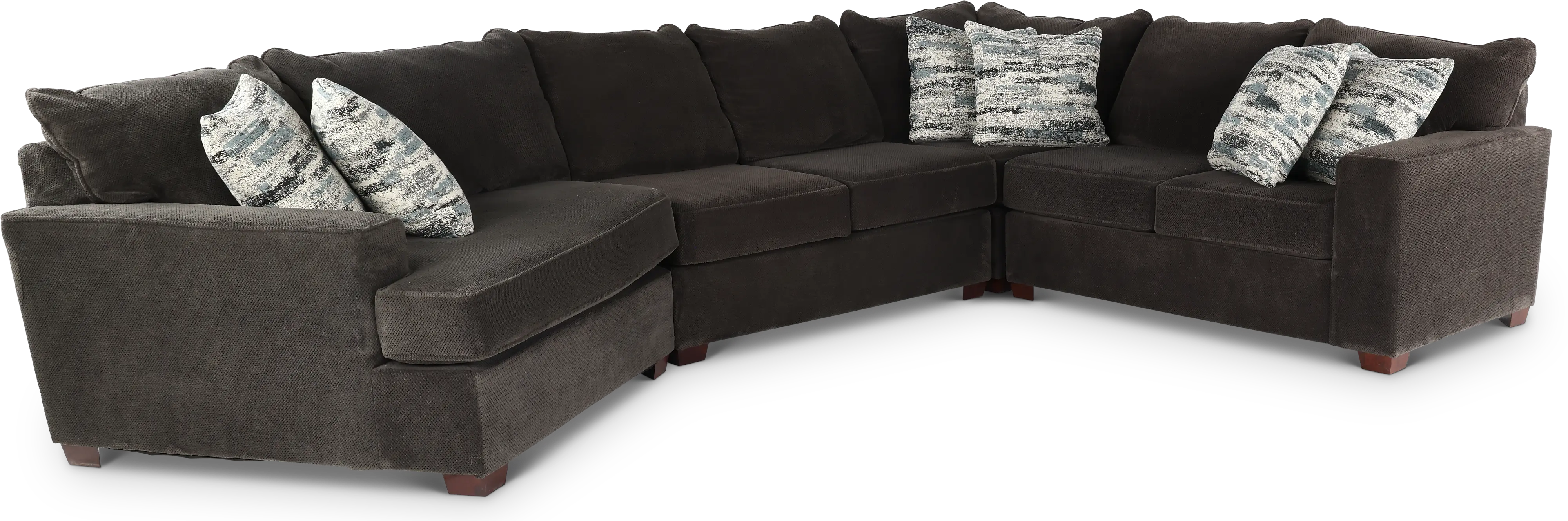 4PC/AUTMN/STLG/OPT7 Autumn Gray 4 Piece Sectional-1