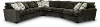 4PC/AUTMN/STLG/OPT10 Autumn Gray 4 Piece Sectional