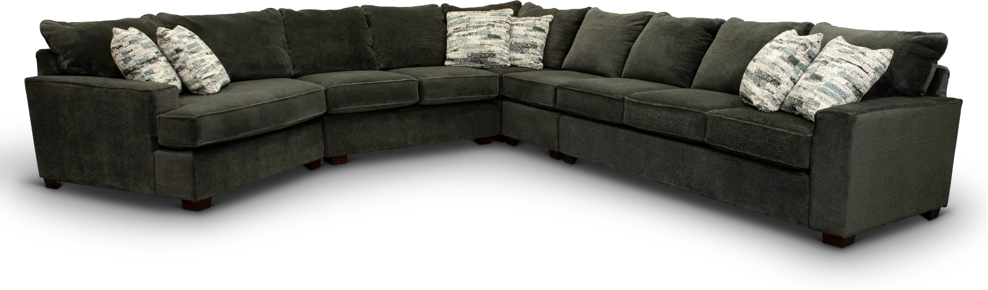 5PC/AUTMN/STLG/OPT6 Autumn Gray 5 Piece Sectional-1