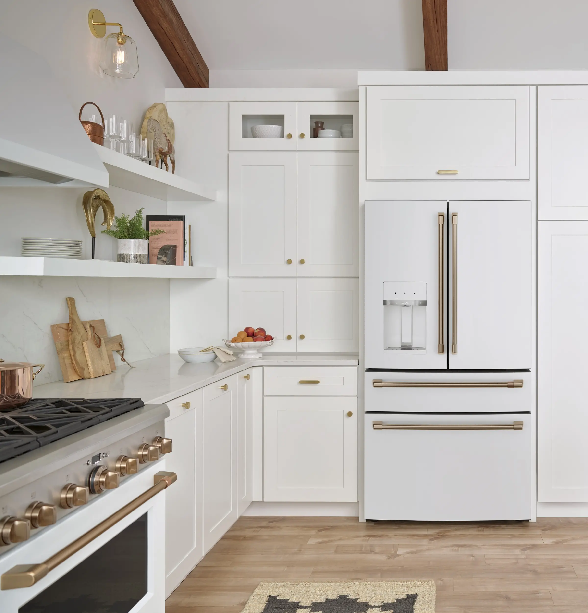 CVE28DP4NW2 Cafe 27.8 cu ft 4 Door Refrigerator - Matte White-13