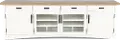 Amy Cotton White 92 TV Stand