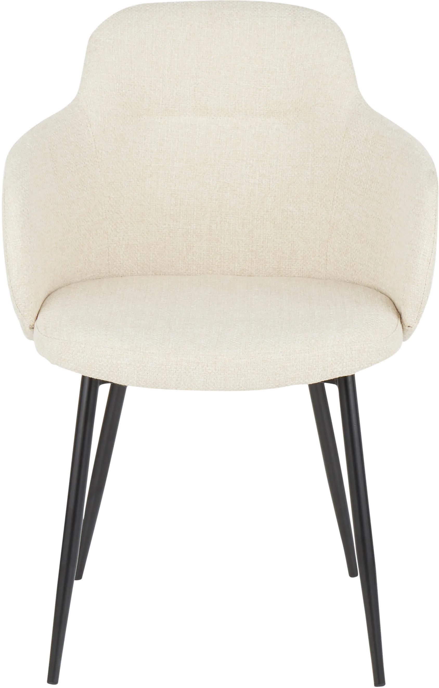 CH-BOYNE BKCR Boyne Cream Upholstered Dining Room Chair-2