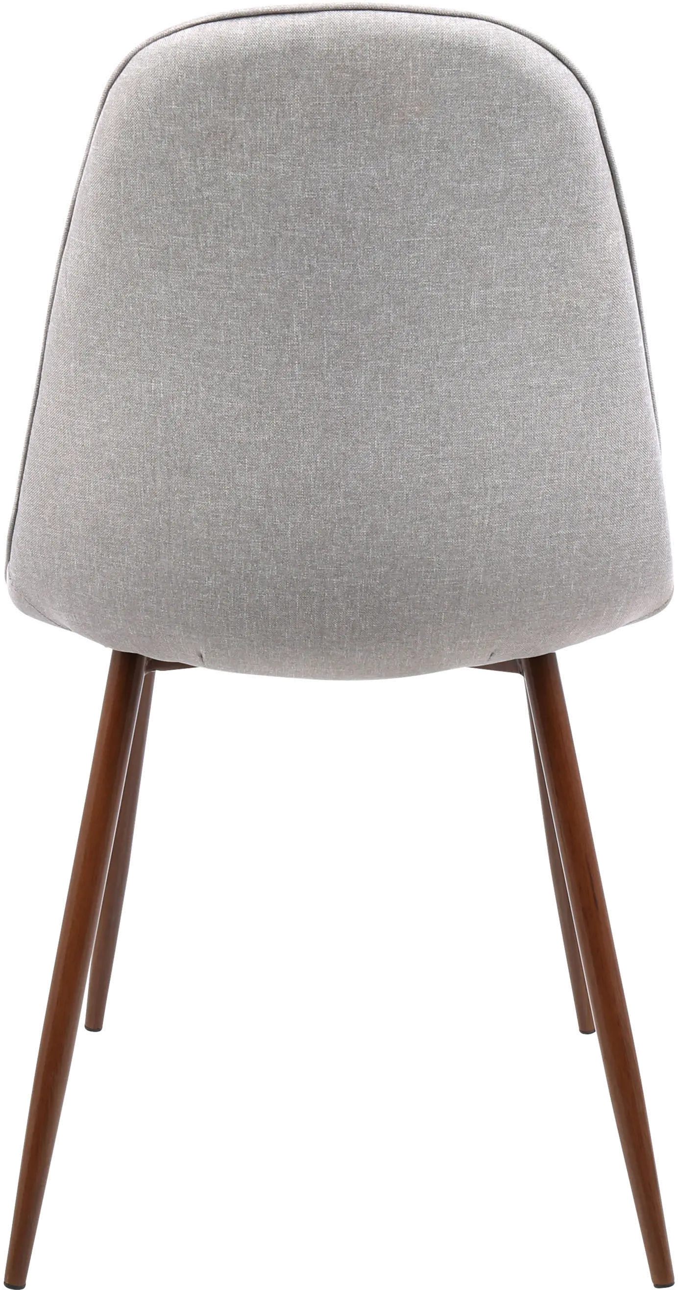 CH-PEB WL+GY2 Mid Century Light Gray Dining Room Chair (Set of 2) - Pebble-6