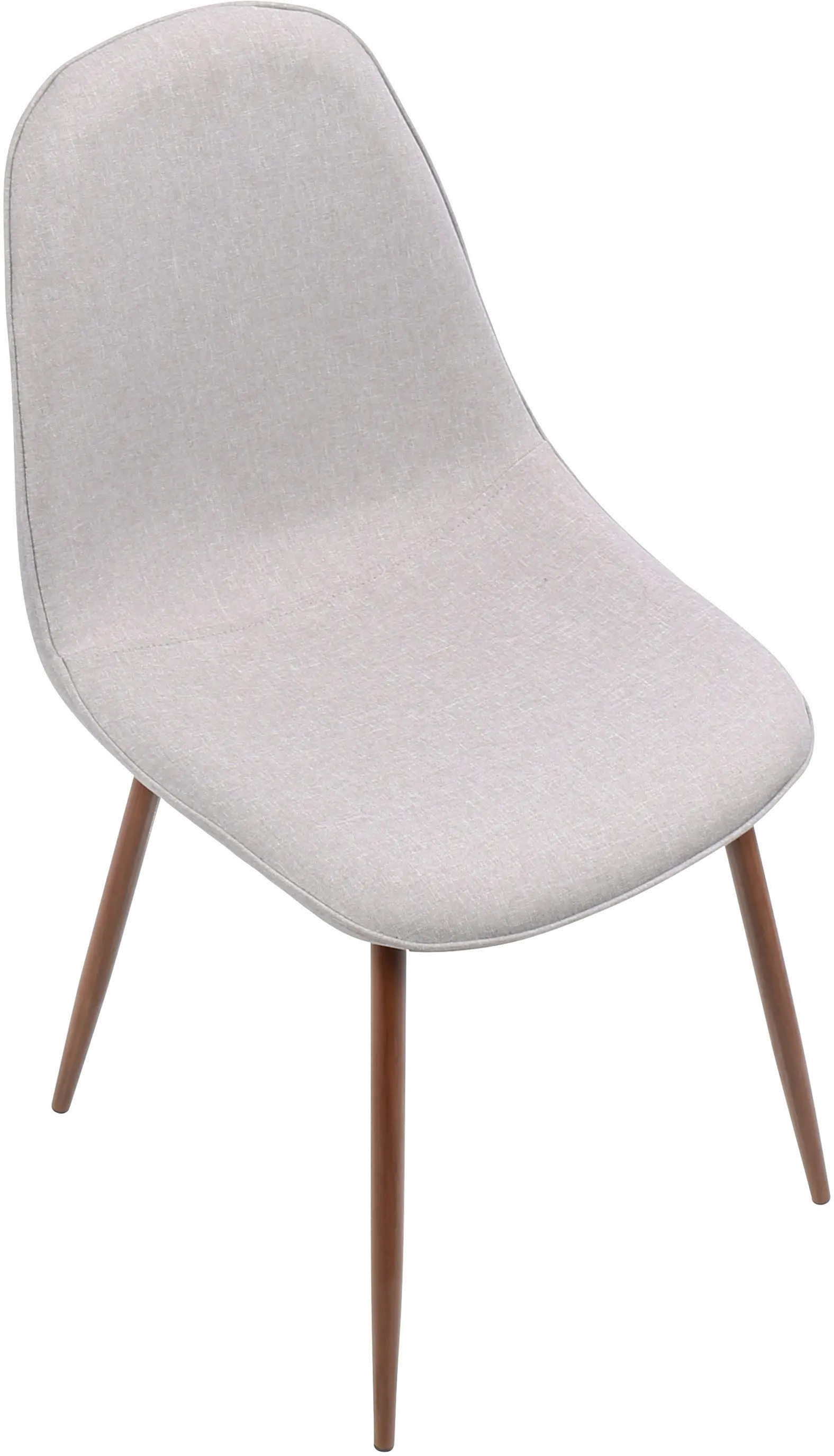 CH-PEB WL+GY2 Mid Century Light Gray Dining Room Chair (Set of 2) - Pebble-7