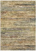 Atlas 5 x 8 Casual Gold and Green Area Rug