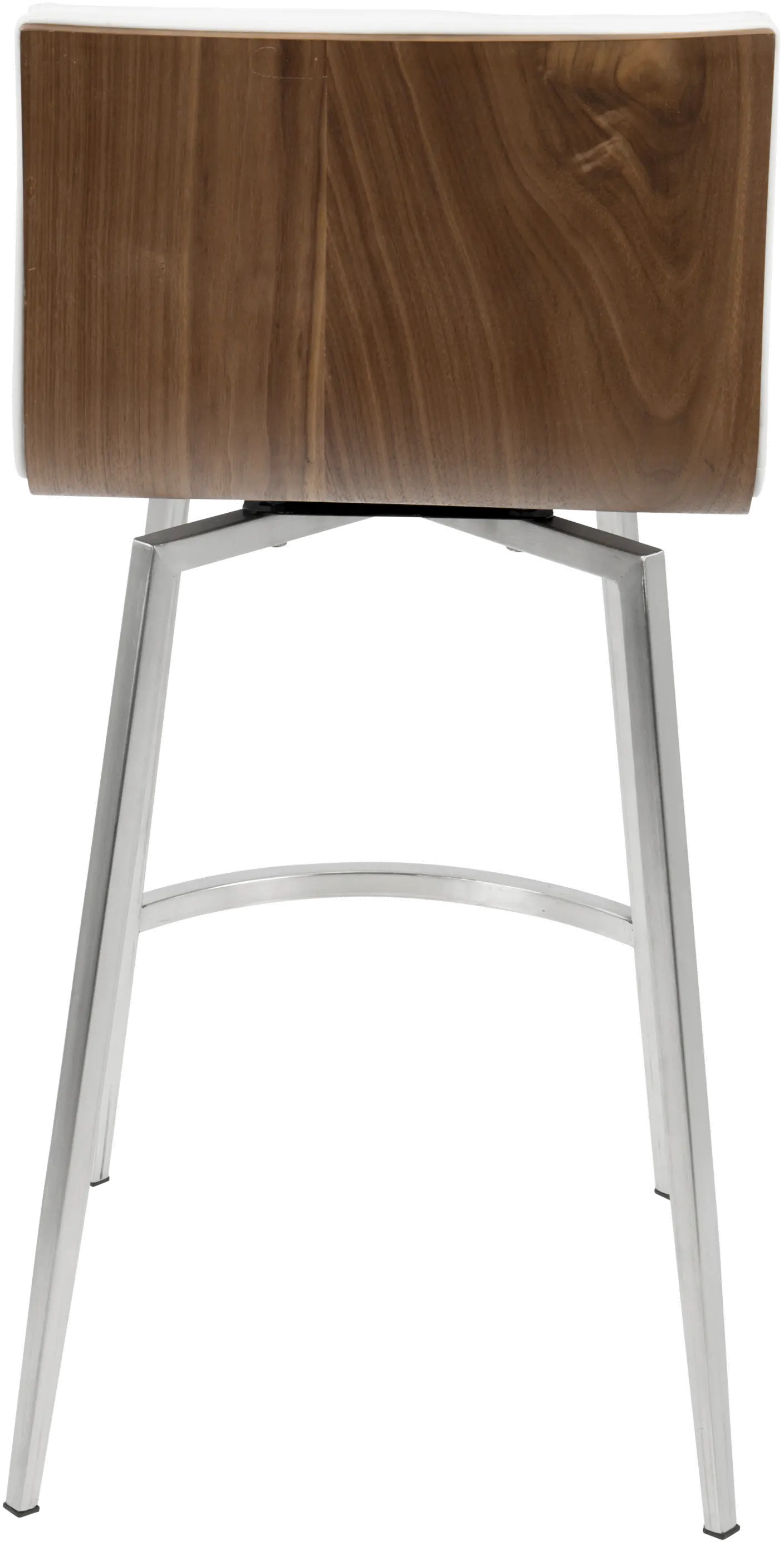 B26-MSNSW WLW2 Contemporary White Swivel Counter Height Stool (Set of 2) - Mason-6