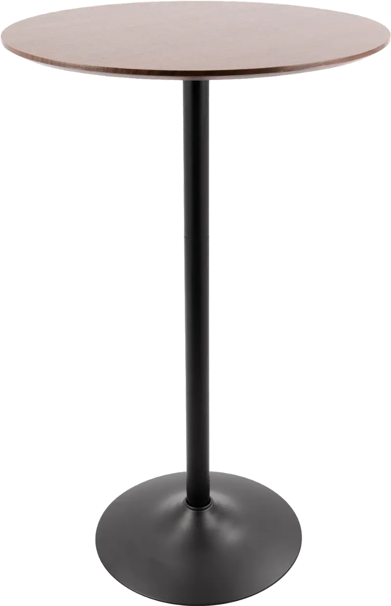 Pebble Black Adjustable Table