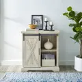 AF32ALXDWO Carolina White Oak Farmhouse Buffet Cabinet - Walker Edison