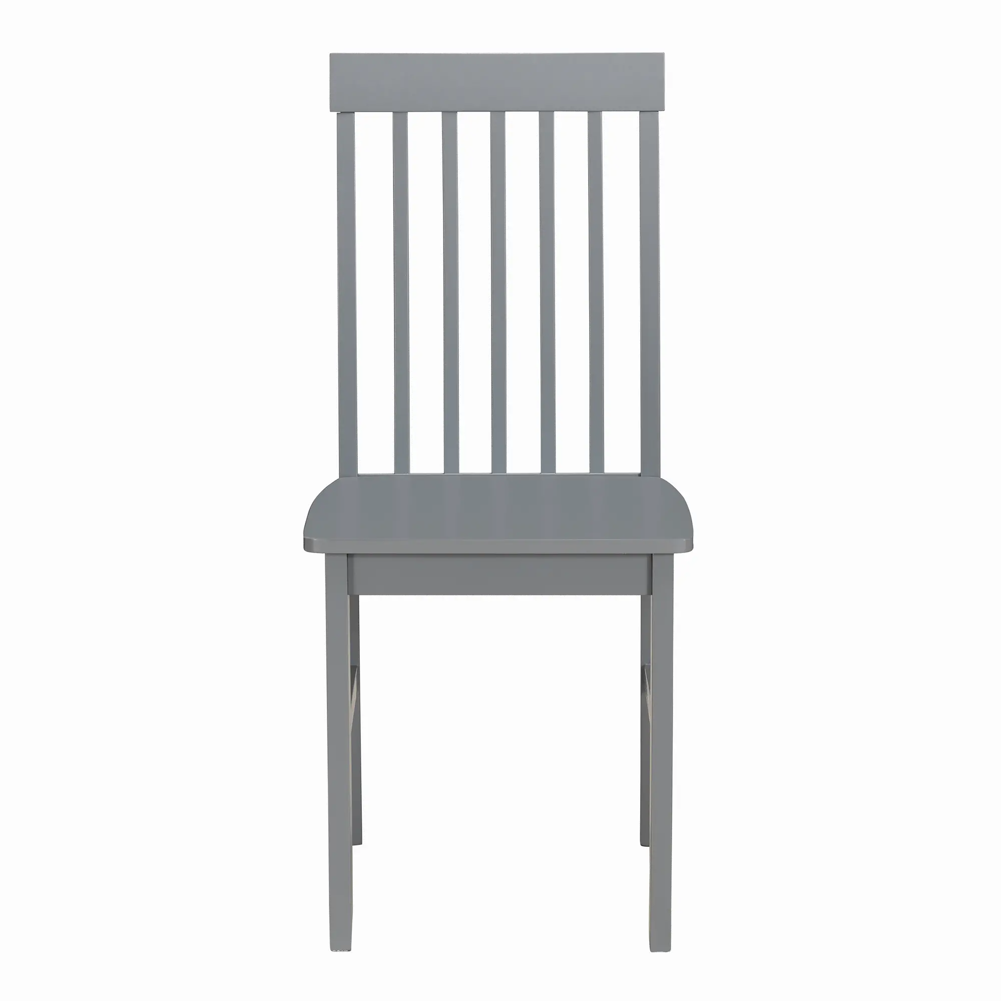 TW485PCWG Modern White and Gray 5 Piece Dining Room Set - Walker Edison-3