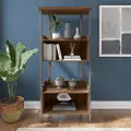 ACB131MW-03 Modern Walnut 4 Shelf Bookcase - Architect