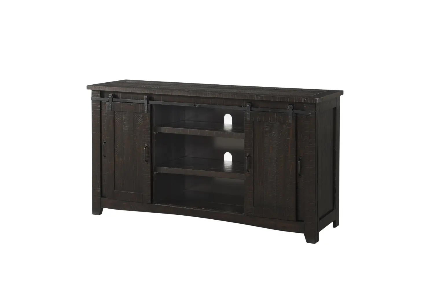 Camden Espresso Brown Farmhouse TV Stand-1