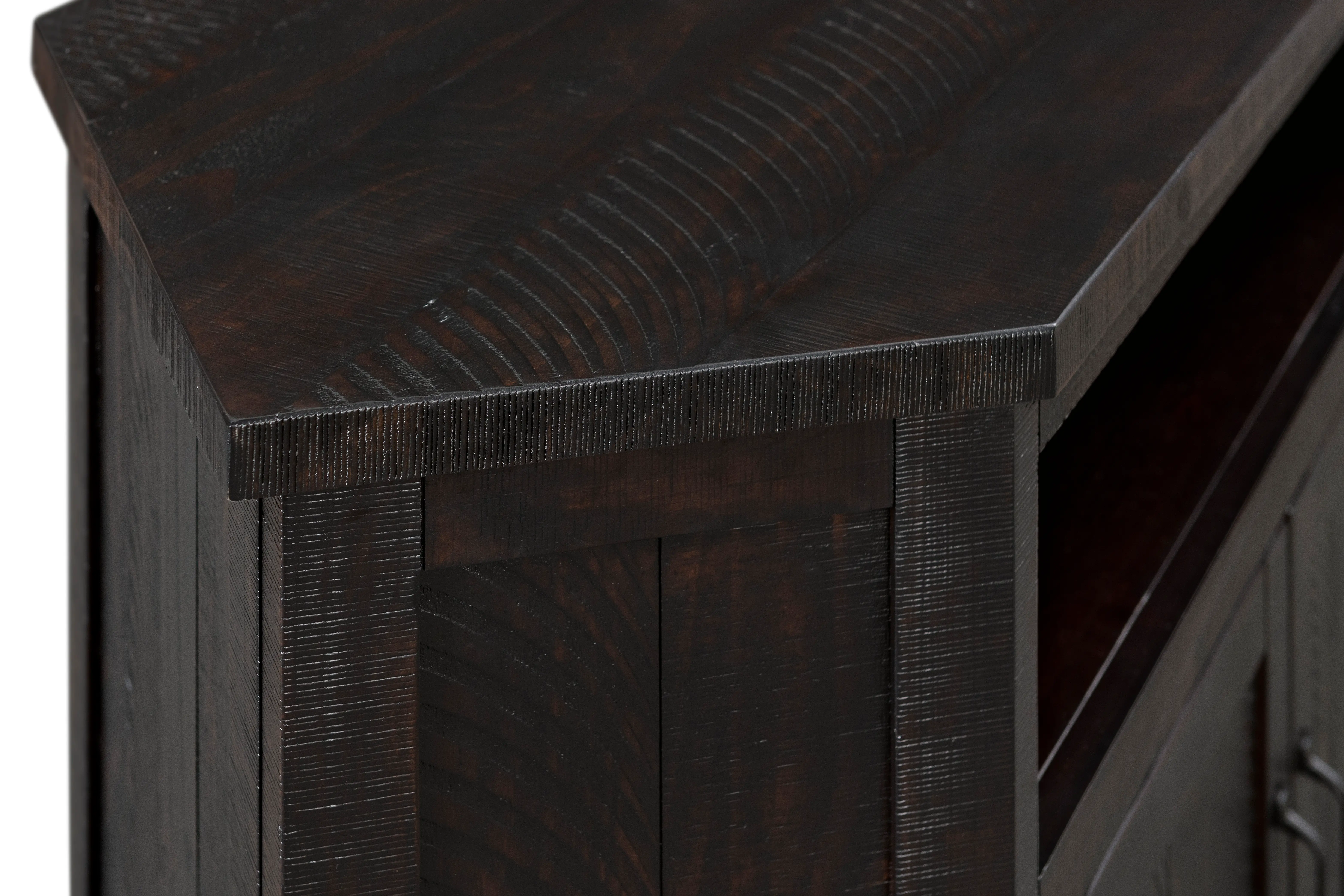 Espresso 55 Inch Corner TV Stand-5