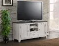 White Washed and Gray 60 Inch TV Stand