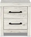 Sunrise Park Whitewash Nightstand