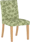 63-6NATLYNFLSGTNL Jennifer Floral Sage Upholstered Dining Chair - Skyline Furniture