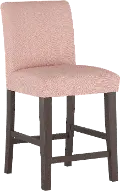 63-7ZMRSQ Zuma Pink Upholstered Counter Height Stool - Skyline Furniture