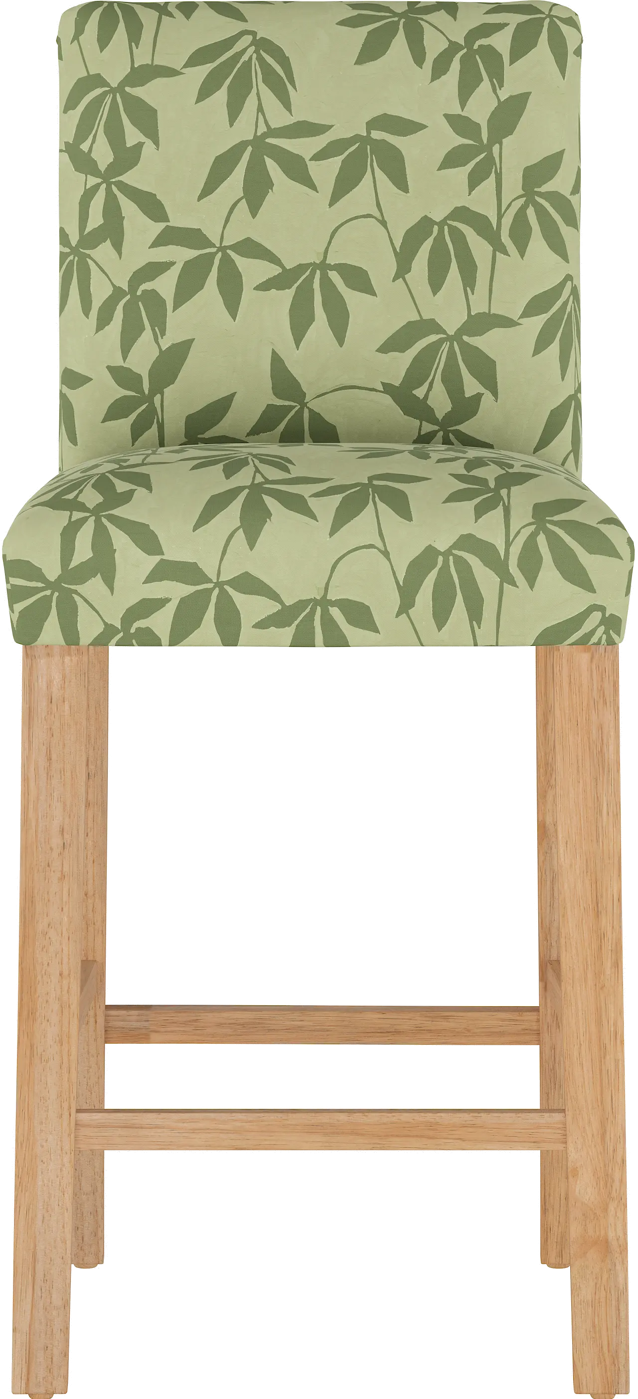 63-8NATLYNFLSGTNL Jennifer Floral Sage Upholstered Bar Stool - Skyline Furniture-3