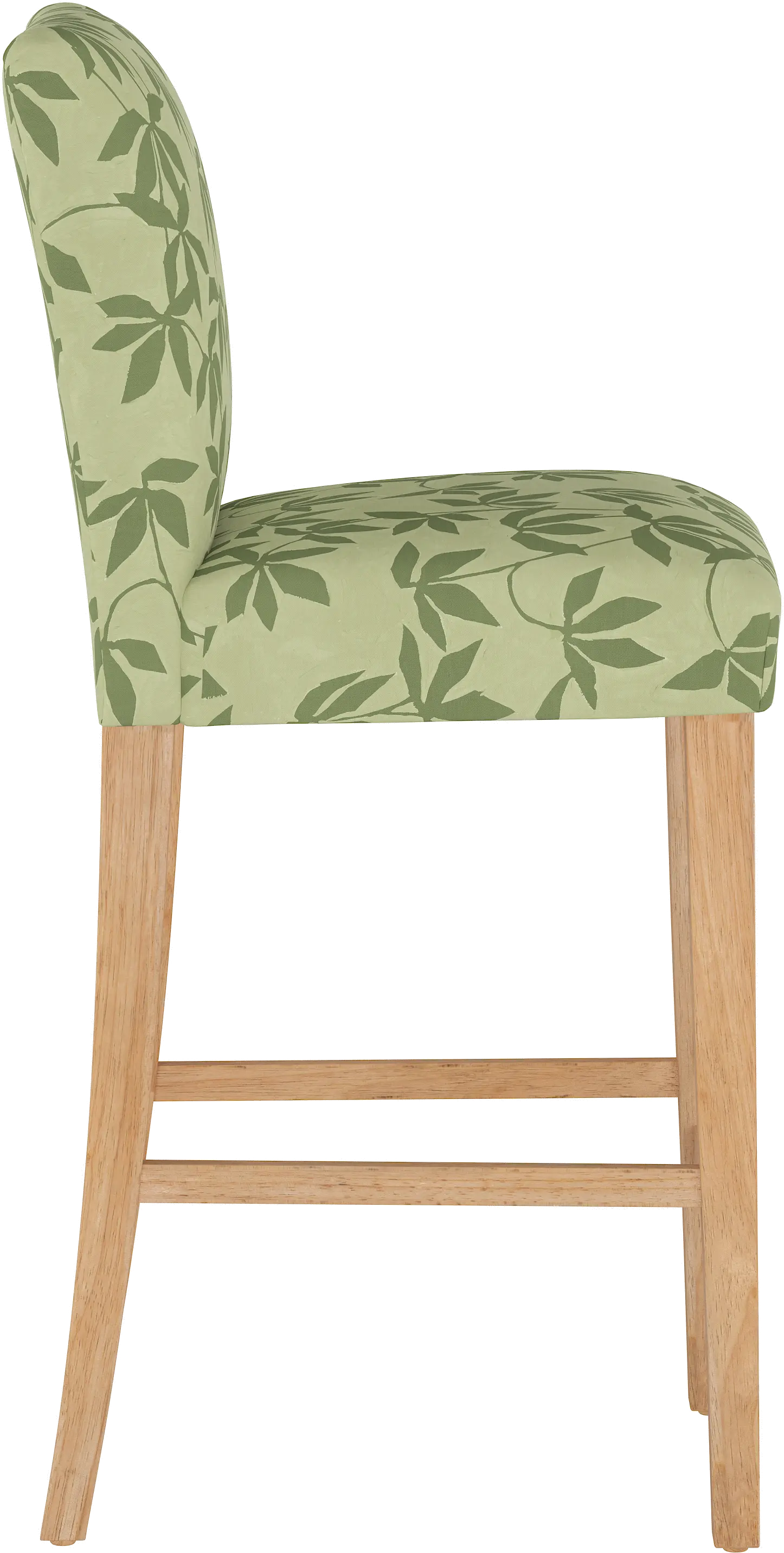 63-8NATLYNFLSGTNL Jennifer Floral Sage Upholstered Bar Stool - Skyline Furniture-4
