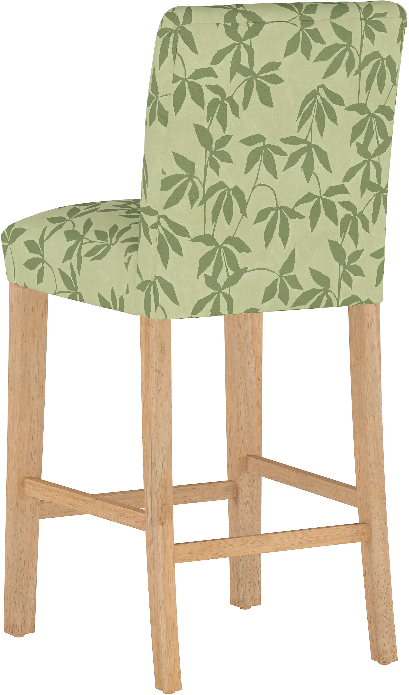 63-8NATLYNFLSGTNL Jennifer Floral Sage Upholstered Bar Stool - Skyline Furniture-5