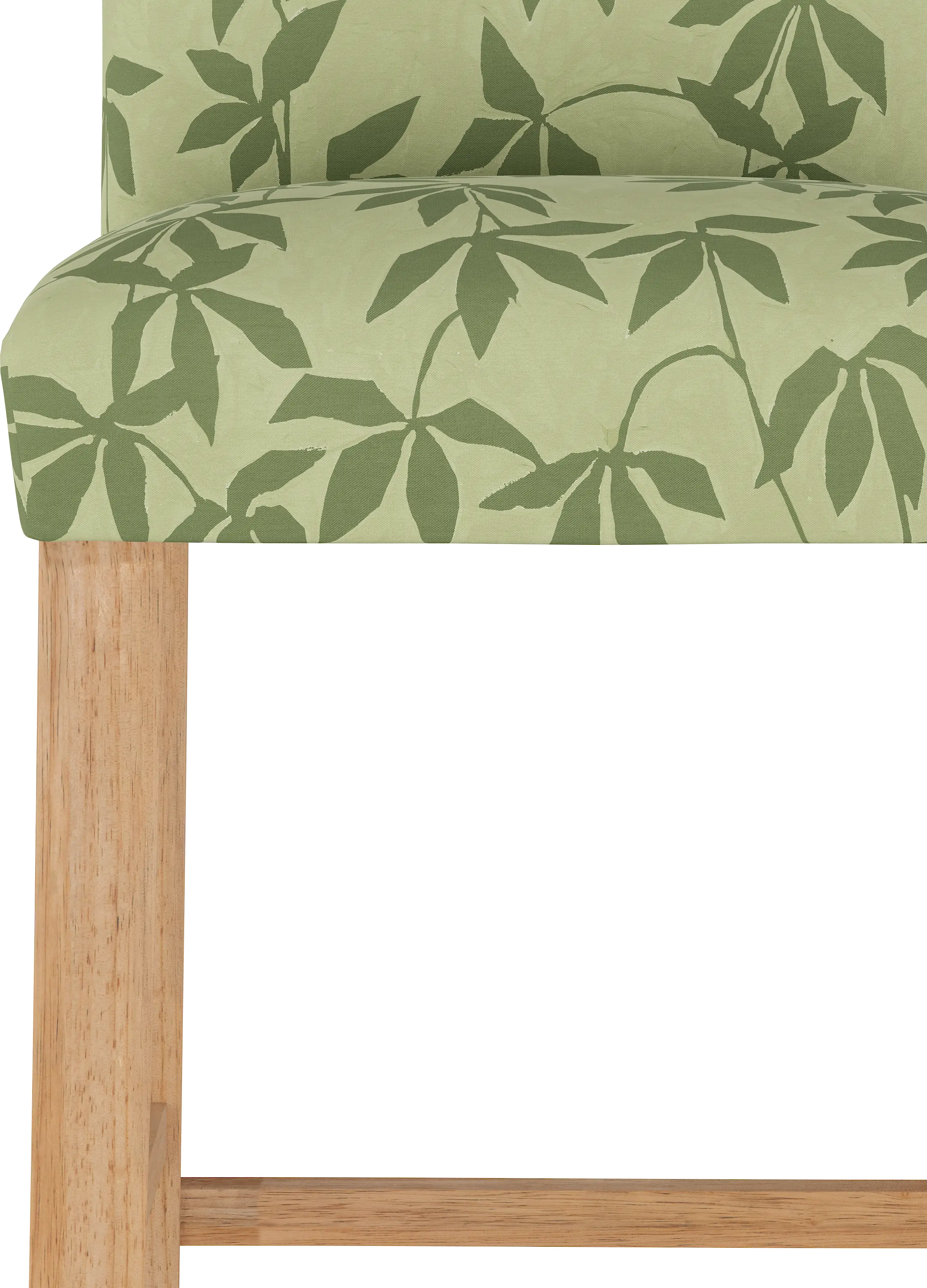 63-8NATLYNFLSGTNL Jennifer Floral Sage Upholstered Bar Stool - Skyline Furniture-2
