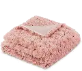 Quartz Pink Throw Blanket - Gretta