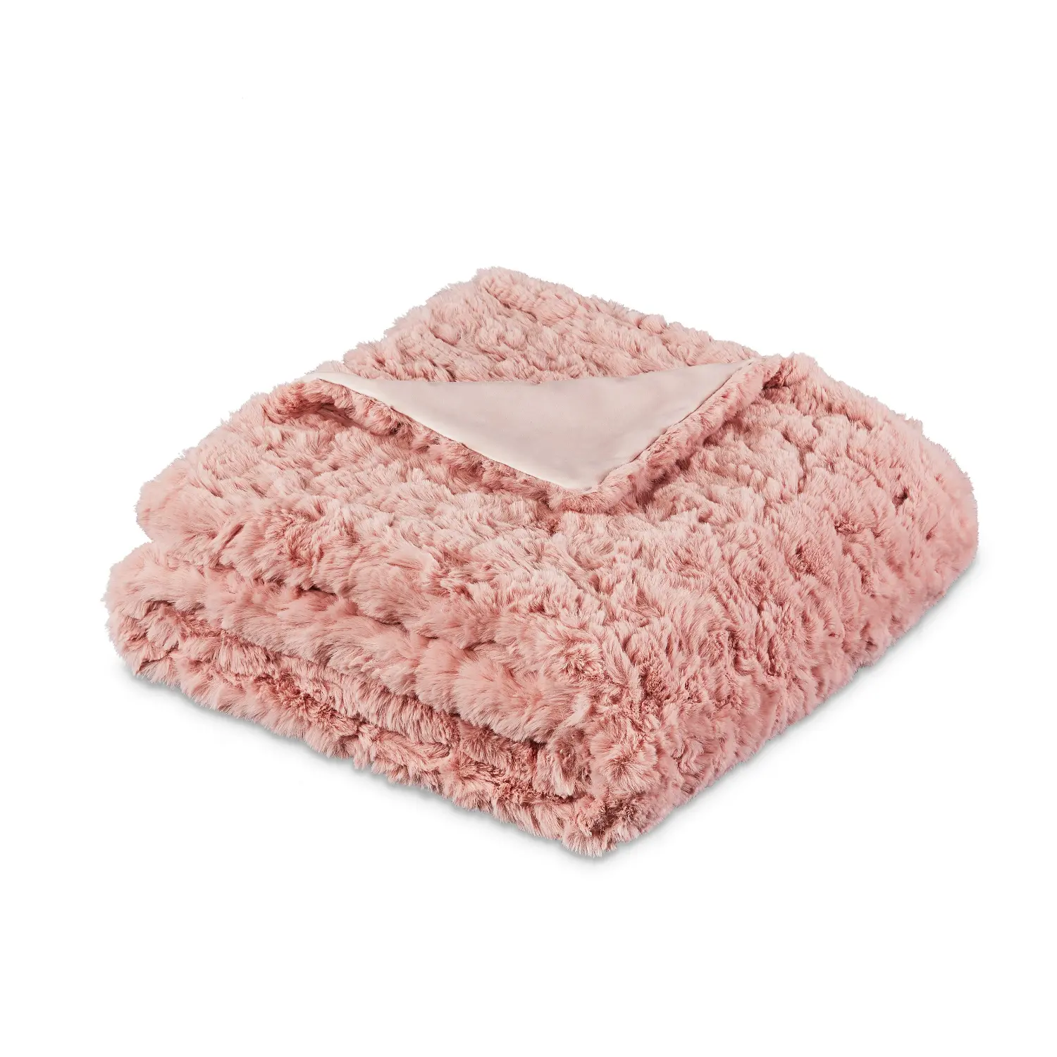 Quartz Pink Throw Blanket - Gretta-1