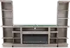 Celino Gray Fireplace Entertainment Center